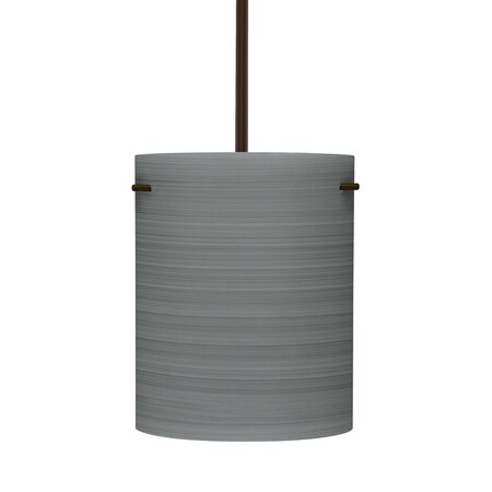 Besa Lighting Tamburo 8 Stem Pendant, Titan, Bronze Finish, 1x11W LED 1TT-4006TN-LED-BR